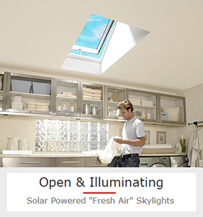 Add Light and Fresh Air with Solar Powered Skylights Like These!