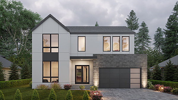 A Luxury Contemporary Farmhouse-Style Home with 5 Bedrooms and a Mix of Spaces