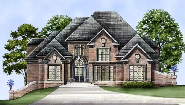 image of 4001 - 4500 square feet house plan 5999