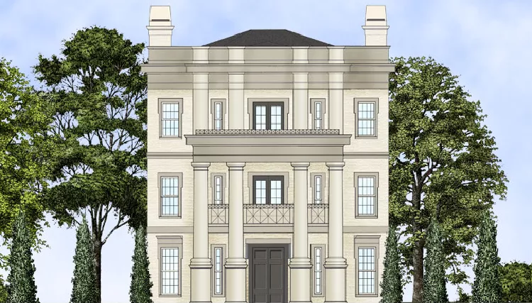 image of 3001 - 3500 square feet house plan 7928