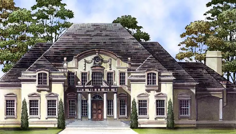 image of french country house plan 6011