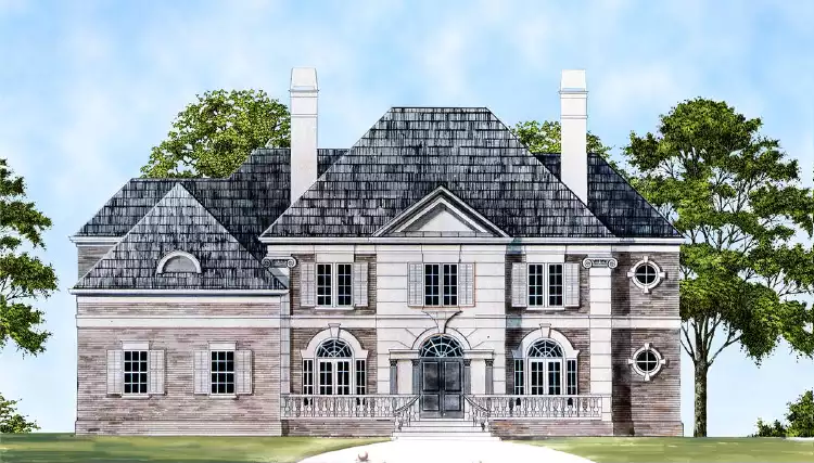 image of 4001 - 4500 square feet house plan 6003