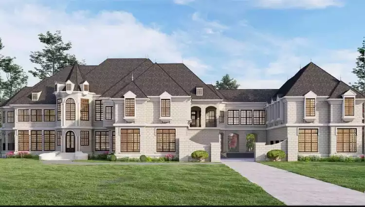 image of french country house plan 6040