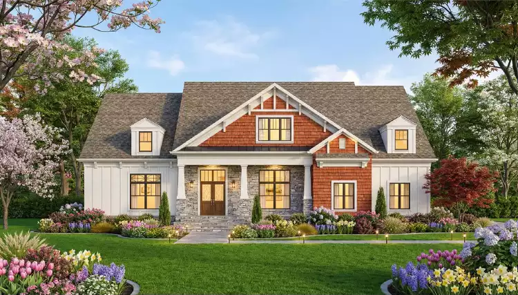 image of bonus room house plan 6875