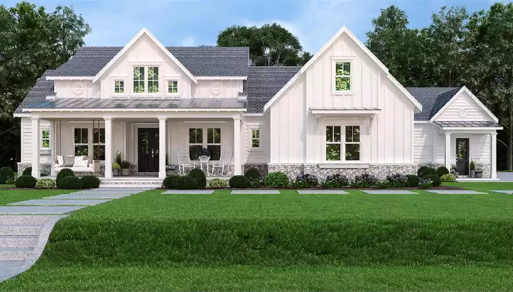 image of ranch house plan 7382