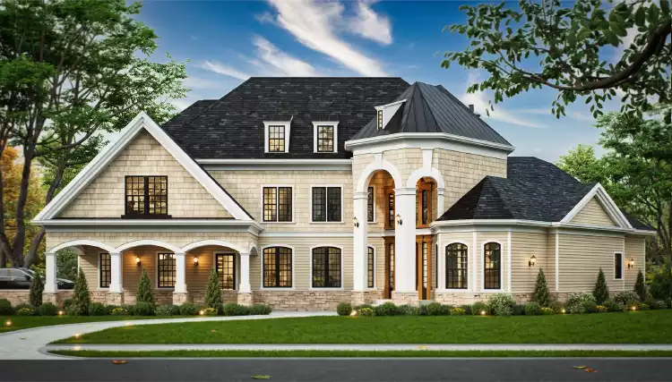 image of luxury house plan 7384