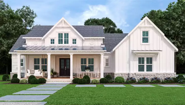 image of ranch house plan 8272