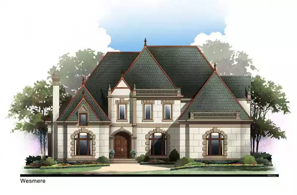image of french country house plan 7219