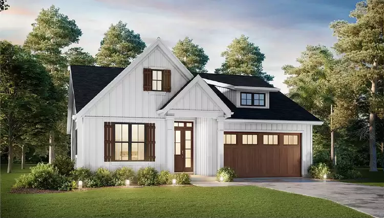 image of affordable modern farmhouse plan 1113