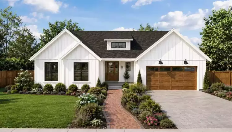 image of small farmhouse plan 12807