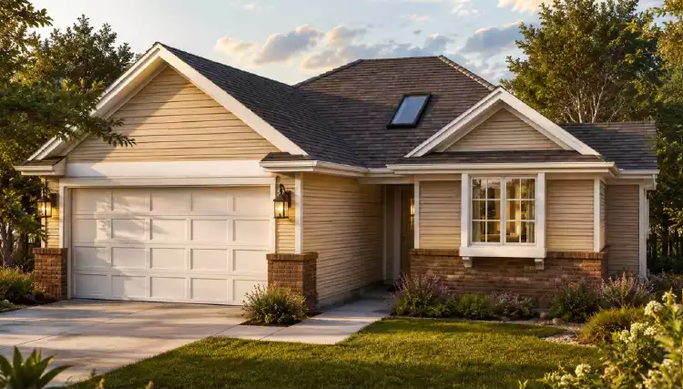 image of small traditional house plan 2400
