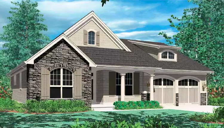 image of bungalow house plan 2432