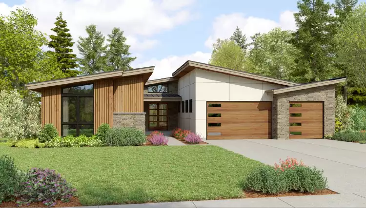 image of contemporary house plan 2972