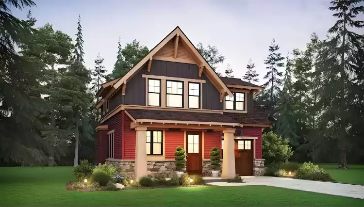image of bungalow house plan 6585