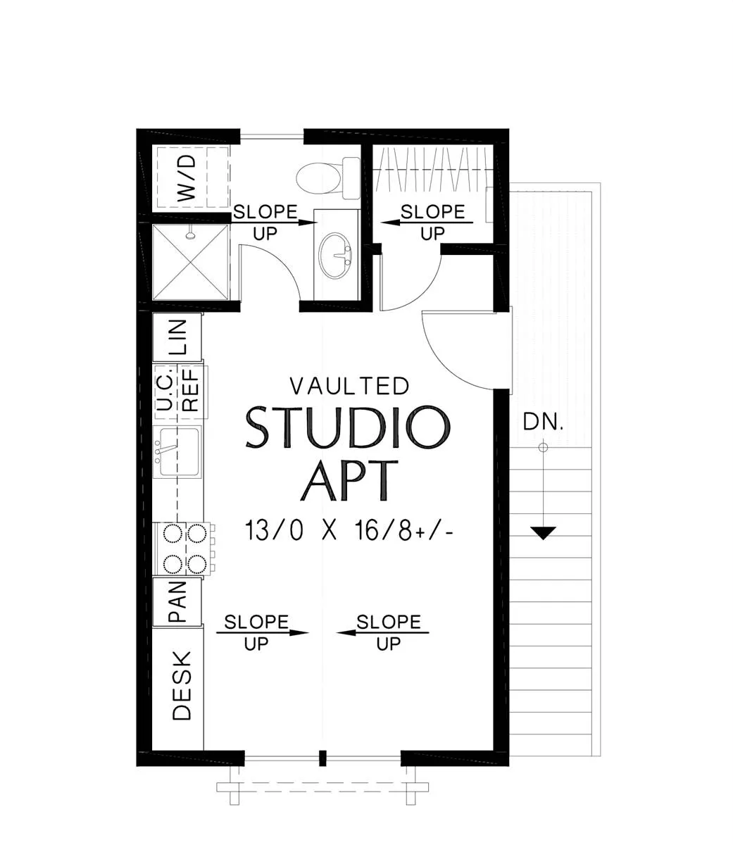 2nd Floor Studio Apartment