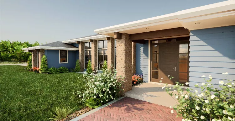 One Story Contemporary Style House Plan 9990: Verrazano - 9990