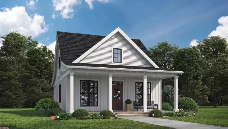 image of 2 story cottage house plan 10273