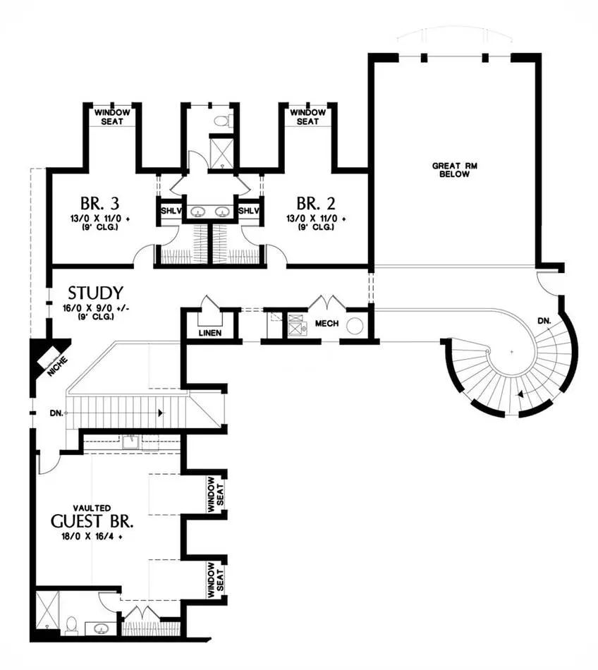 European Style House Plan 1762 Sims