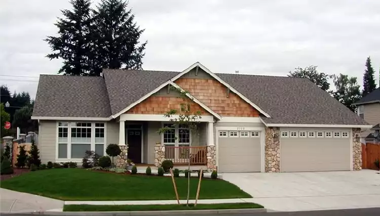 image of small ranch house plan 2419