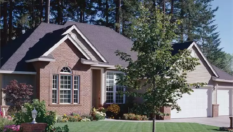 image of ranch house plan 2444