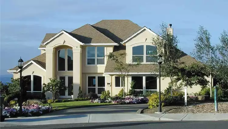 image of 2 story mediterranean house plan 2625