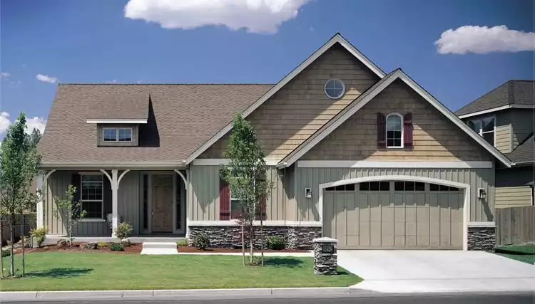 image of small ranch house plan 4583