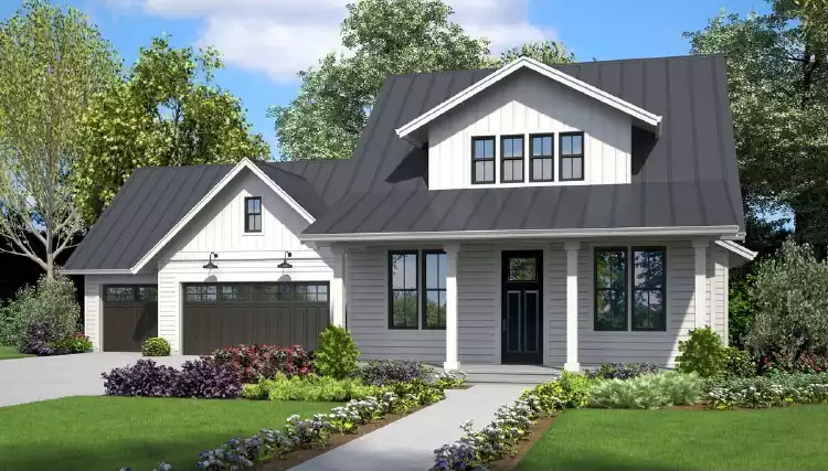 image of affordable modern farmhouse plan 4755