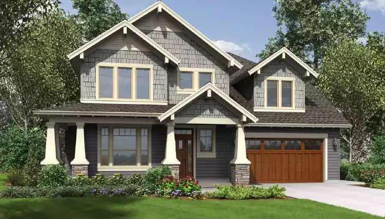 image of two story house plan 5193