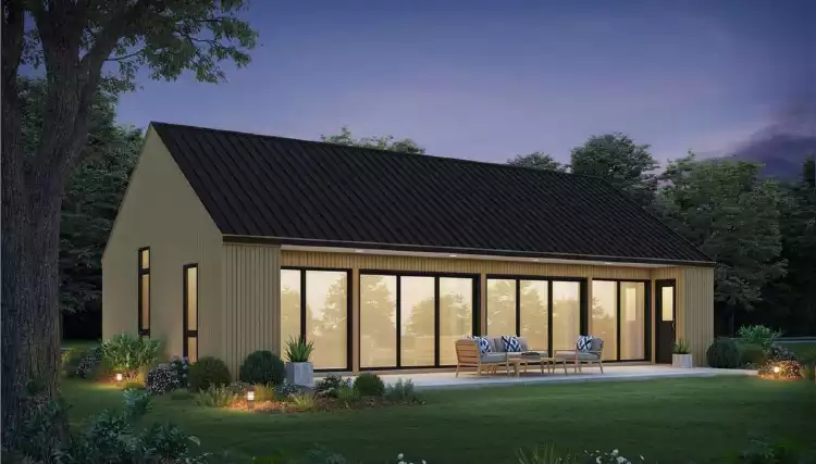 image of barndominium house plan 5710