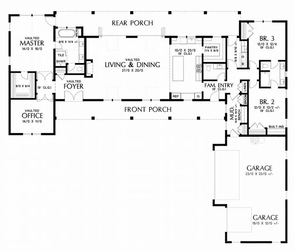 Delightful Farmhouse Style House Plan 7223: Willcox - 7223