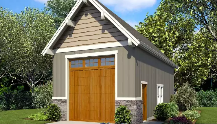 image of garage house plan 7225