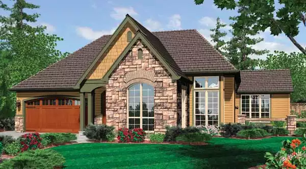 image of french country house plan 5261