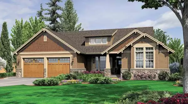 image of 1.5 story house plan 5882