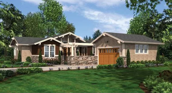 image of courtyard house plan 8279