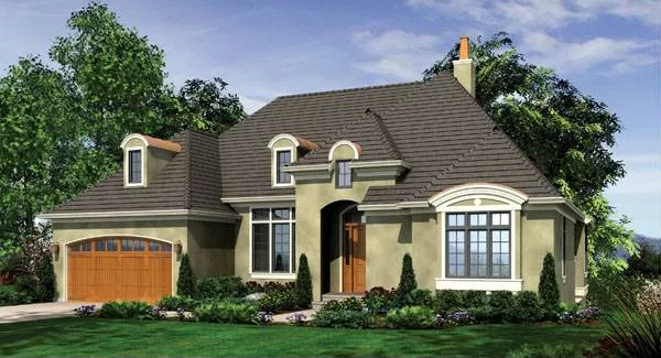 image of french country house plan 8233