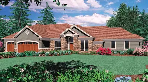 image of 4001 - 4500 square feet house plan 4615