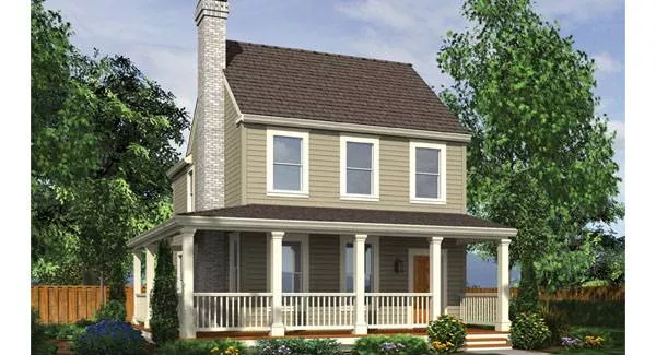 image of beach house plan 8532