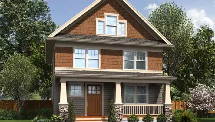 image of beach house plan 2293