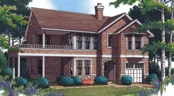 image of beach house plan 2541