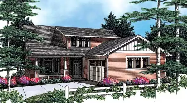image of affordable country house plan 2563