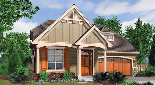 image of 1.5 story house plan 5268