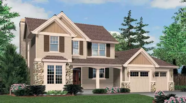 image of affordable country house plan 5248