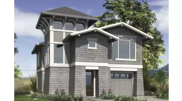 image of beach house plan 7031