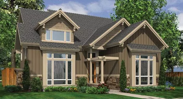 image of affordable country house plan 8284