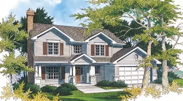 image of affordable country house plan 2631