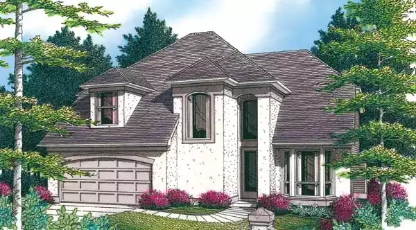 image of modern house plan 2640