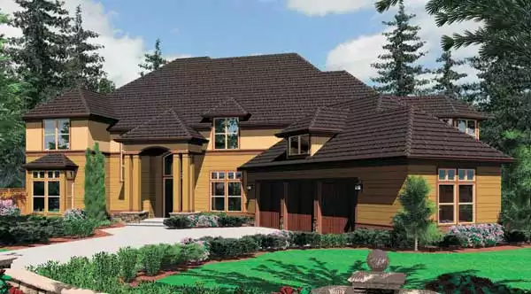 image of french country house plan 5257
