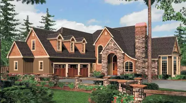 image of bonus room house plan 5250
