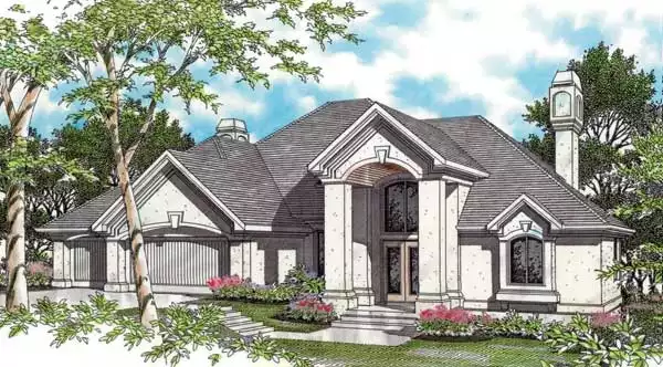image of contemporary house plan 2760