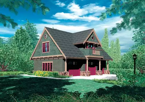 image of small cottage house plans with garage plan 2790